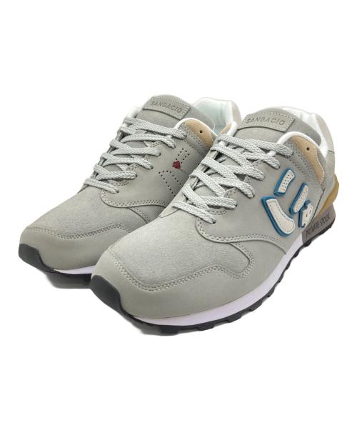 Sangacio（サンガッチョ）Sangacio (サンガッチョ) Brandalised (ブランダライズド) ローカットスニーカー グレー×ホワイト サイズ:28.5cmの古着・服飾アイテム