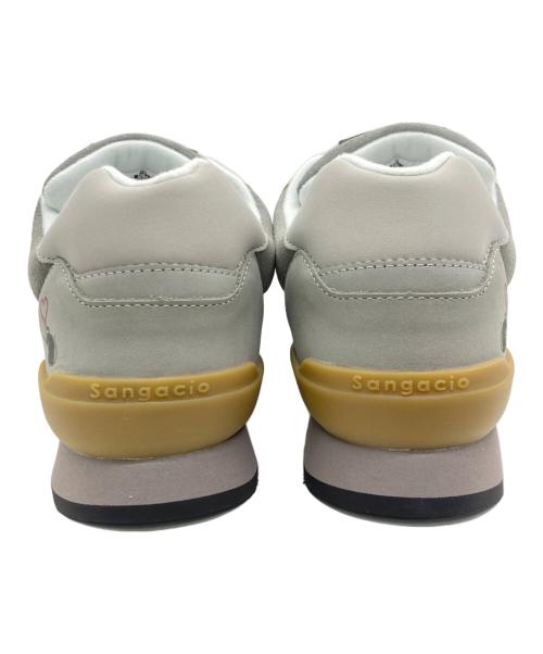 Sangacio（サンガッチョ）Sangacio (サンガッチョ) Brandalised (ブランダライズド) ローカットスニーカー グレー×ホワイト サイズ:28.5cmの古着・服飾アイテム