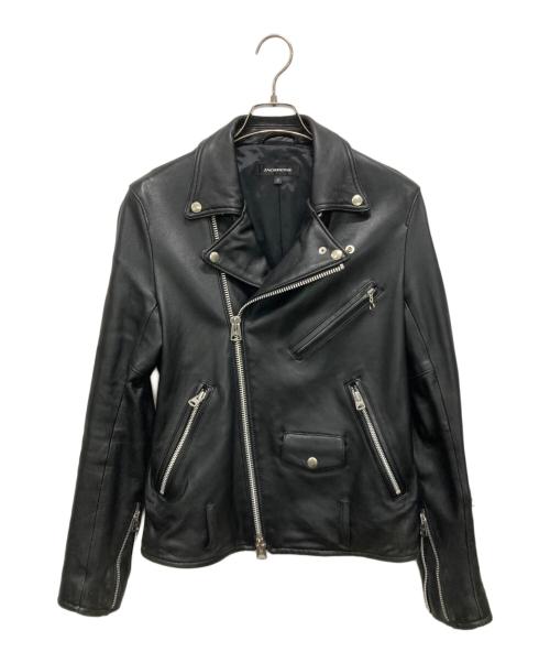 JACKROSE（ジャックローズ）JACKROSE (ジャックローズ) ラムレザーライダースジャケット ブラック サイズ:SIZE Mの古着・服飾アイテム