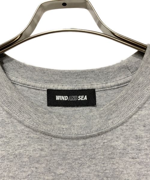WIND AND SEA（ウィンダンシー）WIND AND SEA (ウィンダンシー) 半袖カットソー グレー サイズ:Mサイズの古着・服飾アイテム
