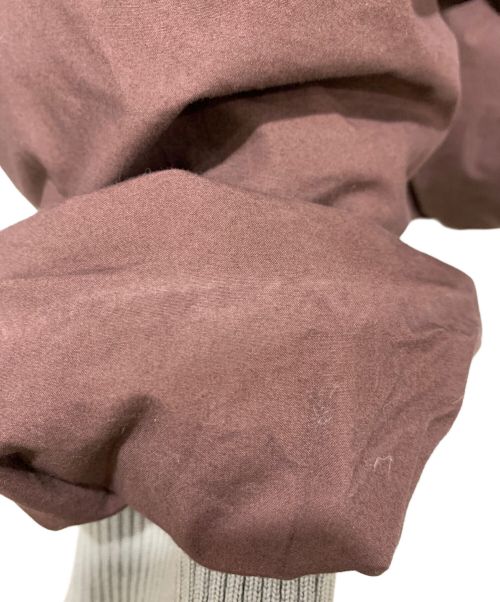 77circa（ナナナナサーカ）77circa (ナナナナサーカ) フードダウンジャケット ボルドー サイズ:FREEの古着・服飾アイテム