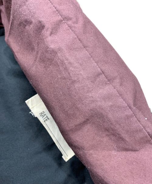 77circa（ナナナナサーカ）77circa (ナナナナサーカ) フードダウンジャケット ボルドー サイズ:FREEの古着・服飾アイテム