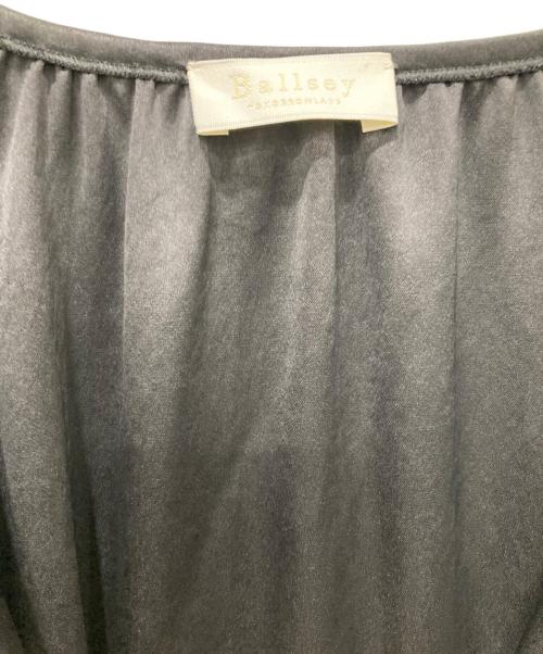 BALLSEY（ボールジィ）BALLSEY (ボールジィ) スライミーサテン コクーンベスト ブラック サイズ:SIZE 36の古着・服飾アイテム