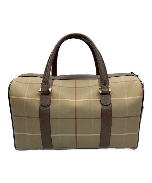 Burberry's（バーバリーズ）Burberry's (バーバリーズ) ボストンバッグ カーキの古着・服飾アイテム