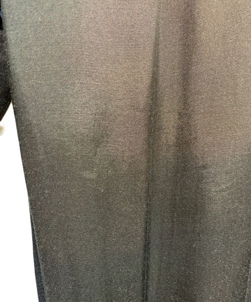 stein（シュタイン）stein (シュタイン) Cupro Wide Easy Trousers ベージュ×グリーン サイズ:Sサイズの古着・服飾アイテム