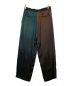 stein (シュタイン) Cupro Wide Easy Trousers ベージュ×グリーン サイズ:Sサイズ：7000円