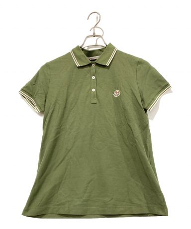 美品　MONCLER 本物保証　JPタグ ダークグリーン ポロシャツ　L 1071001697345209_01_7349.jpeg