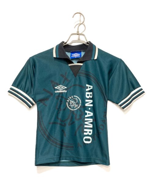 UMBRO（アンブロ）UMBRO (アンブロ) ajax umbro 95/96 シーズン アウェイ ユニフォーム グリーン サイズ:Sサイズの古着・服飾アイテム