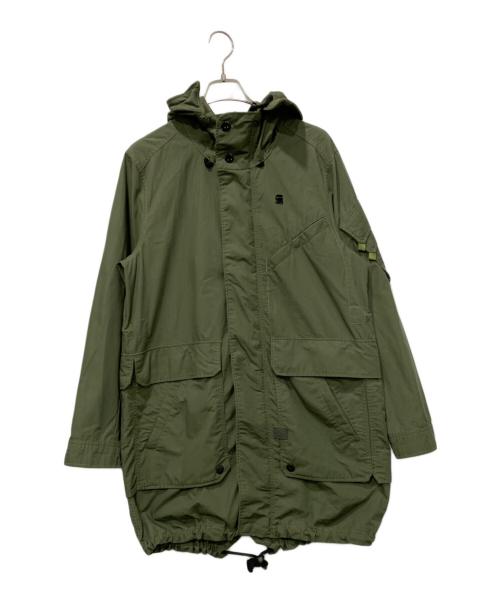G-STAR RAW（ジースターロゥ）G-STAR RAW (ジースターロゥ) モッズコート オリーブ サイズ:Mサイズの古着・服飾アイテム