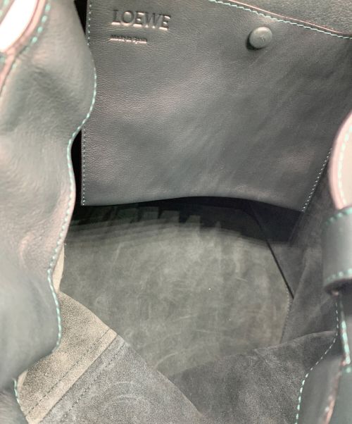 LOEWE（ロエベ）LOEWE (ロエベ) ドローストリング バックパック グリーンの古着・服飾アイテム