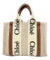 Chloe (クロエ) キャンバススモール ハンドバッグ ベージュ：35000円