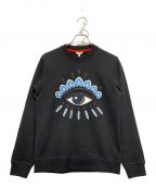 KENZOケンゾー）の古着「CLASSIC EYE EMB SWEATSHIRT」｜ブラック
