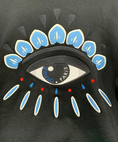 KENZO（ケンゾー）KENZO (ケンゾー) CLASSIC EYE EMB SWEATSHIRT ブラック サイズ:XSサイズの古着・服飾アイテム