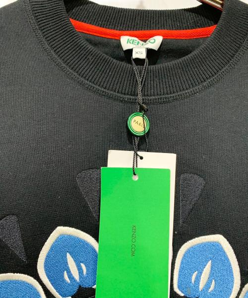 KENZO（ケンゾー）KENZO (ケンゾー) CLASSIC EYE EMB SWEATSHIRT ブラック サイズ:XSサイズの古着・服飾アイテム