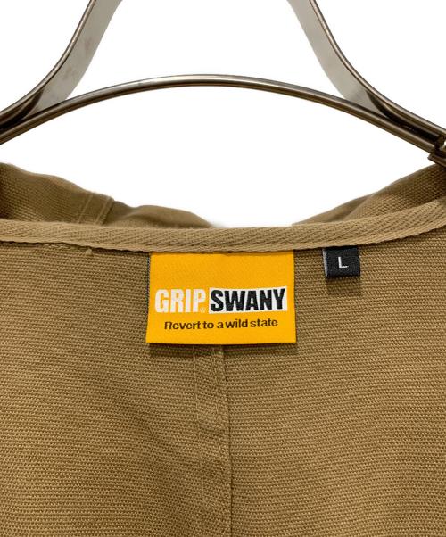 GRIP SWANY（グリップスワニー）GRIP SWANY (グリップスワニー) キャンプパーカー ブラウン サイズ:SIZE Lの古着・服飾アイテム