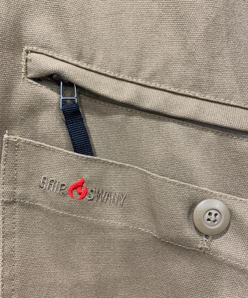GRIP SWANY（グリップスワニー）GRIP SWANY (グリップスワニー) キャンプパーカー ブラウン サイズ:SIZE Lの古着・服飾アイテム