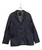 FULLCOUNTフルカウント）の古着「リネンブレンドジャケット」｜ネイビー