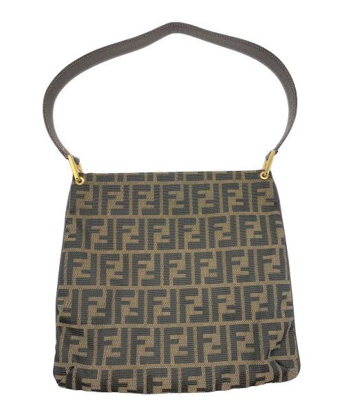 FENDI（フェンディ）FENDI (フェンディ) ショルダーバッグ ズッカ ブラウンの古着・服飾アイテム