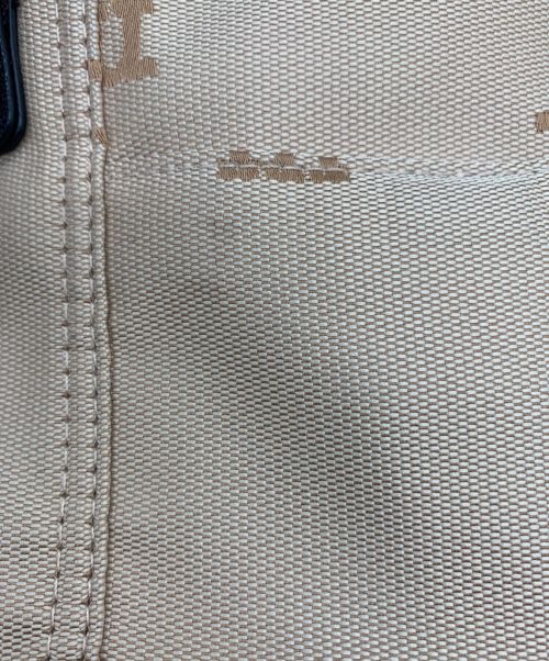 marimekko（マリメッコ）marimekko (マリメッコ) エッセンシャル バケット ロゴ ベージュ×ブラックの古着・服飾アイテム