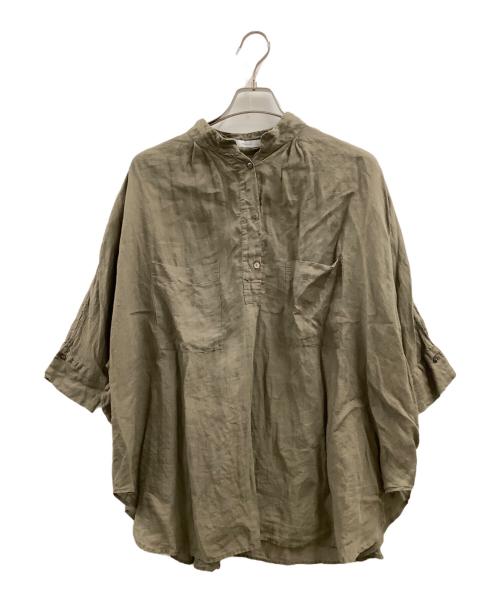 FRAMeWORK（フレームワーク）FRAMeWORK (フレームワーク) FRAMeWORK　ドルマンスリーブ オーバーシャツ オリーブ サイズ:FREEの古着・服飾アイテム