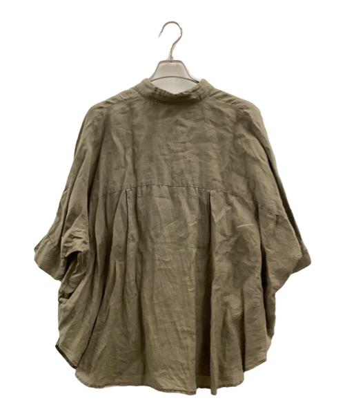 FRAMeWORK（フレームワーク）FRAMeWORK (フレームワーク) FRAMeWORK　ドルマンスリーブ オーバーシャツ オリーブ サイズ:FREEの古着・服飾アイテム