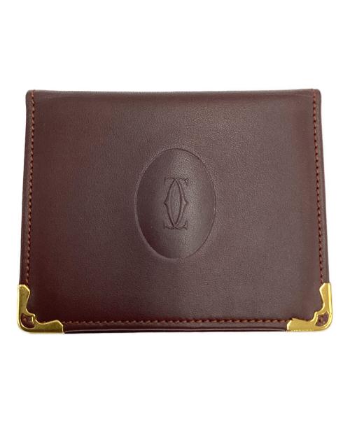 Cartier（カルティエ）Cartier (カルティエ) コンパクトミラーパスケース レッドの古着・服飾アイテム