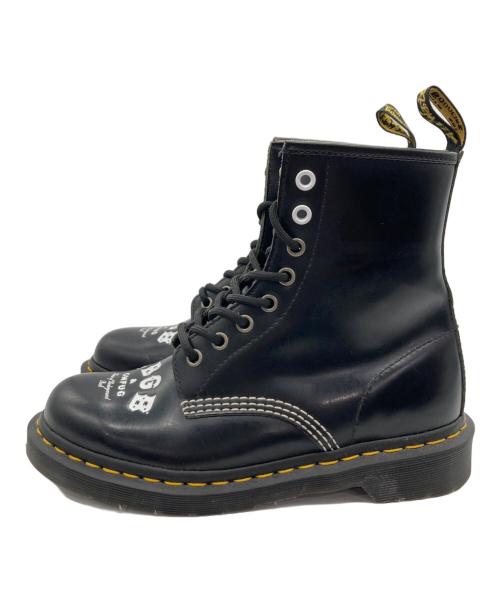 Dr.Martens（ドクターマーチン）Dr.Martens (ドクターマーチン) CBGB & OMFUG (シービージービーアンドオーエムエフユージー) 8ホールブーツ ブラック サイズ:UK5の古着・服飾アイテム