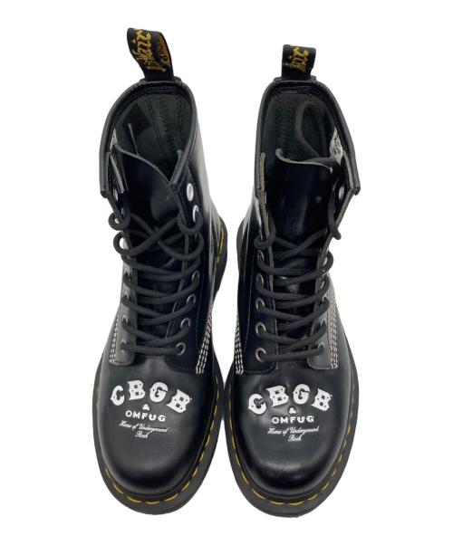 Dr.Martens（ドクターマーチン）Dr.Martens (ドクターマーチン) CBGB & OMFUG (シービージービーアンドオーエムエフユージー) 8ホールブーツ ブラック サイズ:UK5の古着・服飾アイテム