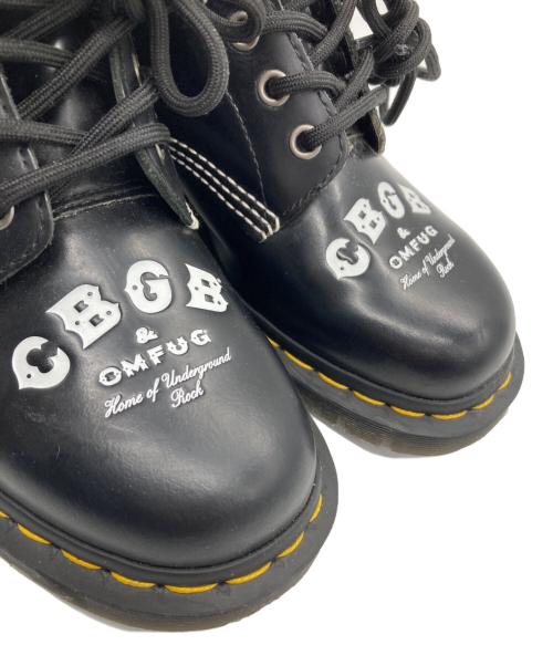 Dr.Martens（ドクターマーチン）Dr.Martens (ドクターマーチン) CBGB & OMFUG (シービージービーアンドオーエムエフユージー) 8ホールブーツ ブラック サイズ:UK5の古着・服飾アイテム