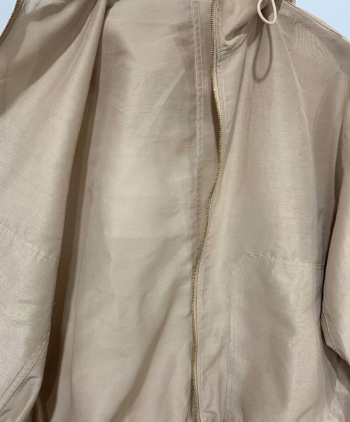 Noble（ノーブル）Noble (ノーブル) ミルキーシアーボリュームブルゾン ブラウン サイズ:SIZE36の古着・服飾アイテム