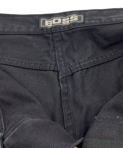 BOSS（ボス）BOSS (ボス) ブラックハーフデニムパンツ ブラック サイズ:2XLの古着・服飾アイテム