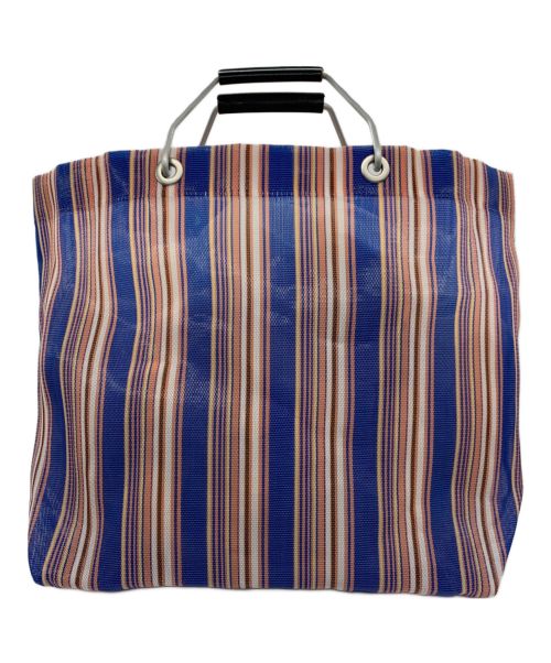 MARNI（マルニ）MARNI (マルニ) フラワーカフェ/メッシュトートバッグ ピンク×ブルーの古着・服飾アイテム