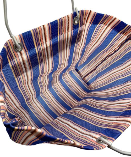 MARNI（マルニ）MARNI (マルニ) フラワーカフェ/メッシュトートバッグ ピンク×ブルーの古着・服飾アイテム