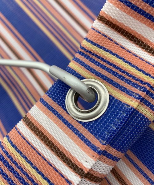 MARNI（マルニ）MARNI (マルニ) フラワーカフェ/メッシュトートバッグ ピンク×ブルーの古着・服飾アイテム