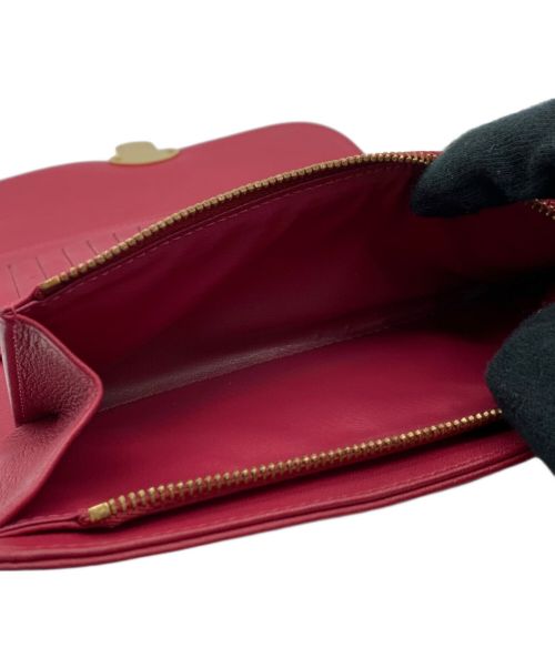 LOUIS VUITTON（ルイ ヴィトン）LOUIS VUITTON (ルイ ヴィトン) ポルトフォイユ・アメリア グルナ ショッキングピンクの古着・服飾アイテム