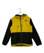 THE NORTH FACEザ ノース フェイス）の古着「デナリフーディ フリースジャケット」｜イエロー×ブラック