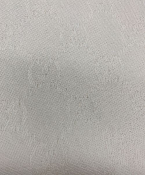 GUCCI（グッチ）GUCCI (グッチ) GGスプリーム　ウールストール アイボリーの古着・服飾アイテム