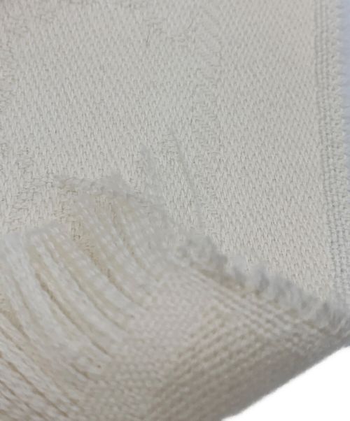 GUCCI（グッチ）GUCCI (グッチ) GGスプリーム　ウールストール アイボリーの古着・服飾アイテム