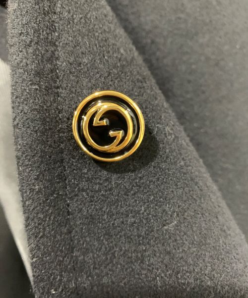 GUCCI（グッチ）GUCCI (グッチ) 20AW インターロッキングG/シングルブレストコート ブラック サイズ:SIZE 36の古着・服飾アイテム