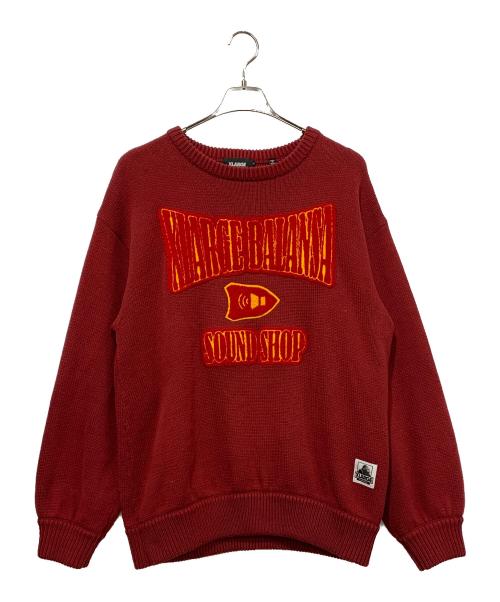X-LARGE（エクストララージ）X-LARGE (エクストララージ) クルーネックセーター ワインレッド サイズ:Lサイズの古着・服飾アイテム