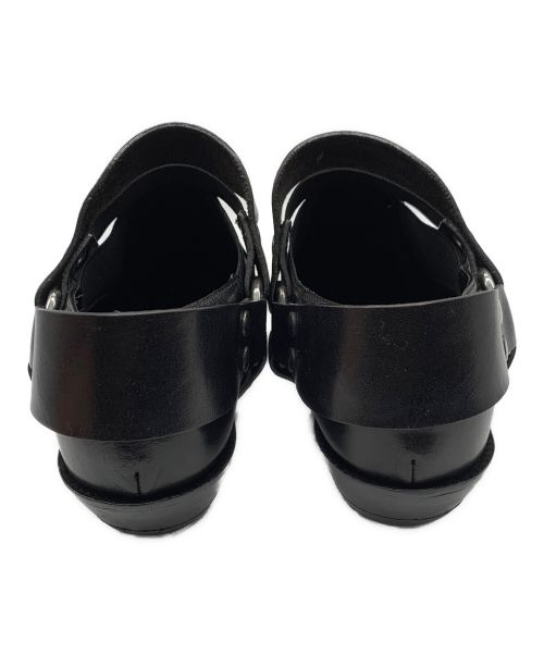 MM6 Maison Margiela（エムエムシックスメゾンマルジェラ）MM6 Maison Margiela (エムエムシックス メゾンマルジェラ) ウエスタンレザーシューズ ブラック サイズ:SIZE 38の古着・服飾アイテム