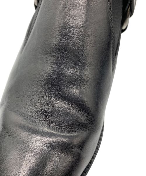 MM6 Maison Margiela（エムエムシックスメゾンマルジェラ）MM6 Maison Margiela (エムエムシックス メゾンマルジェラ) ウエスタンレザーシューズ ブラック サイズ:SIZE 38の古着・服飾アイテム