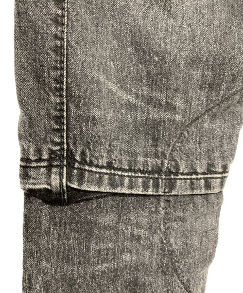 sacai（サカイ）sacai (サカイ) LAYERED DENIM PANT ブラック サイズ:Sサイズの古着・服飾アイテム