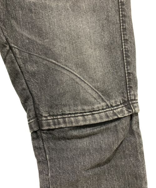 sacai（サカイ）sacai (サカイ) LAYERED DENIM PANT ブラック サイズ:Sサイズの古着・服飾アイテム