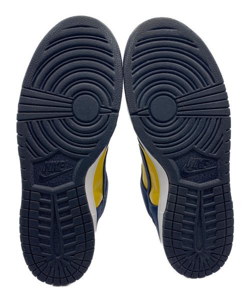 NIKE（ナイキ）NIKE (ナイキ) DUNK HIGH PRO SB ミシガン大学20周年モデル 2005年製 イエロー×ネイビー サイズ:29cmの古着・服飾アイテム