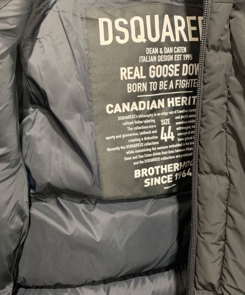 DSQUARED2（ディースクエアード）DSQUARED2 (ディースクエアード) ダウンジャケット ブラック サイズ:SIZE 44の古着・服飾アイテム