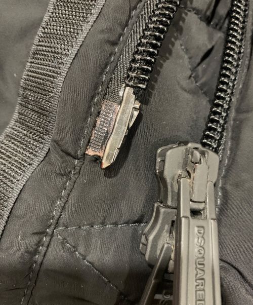 DSQUARED2（ディースクエアード）DSQUARED2 (ディースクエアード) ダウンジャケット ブラック サイズ:SIZE 44の古着・服飾アイテム