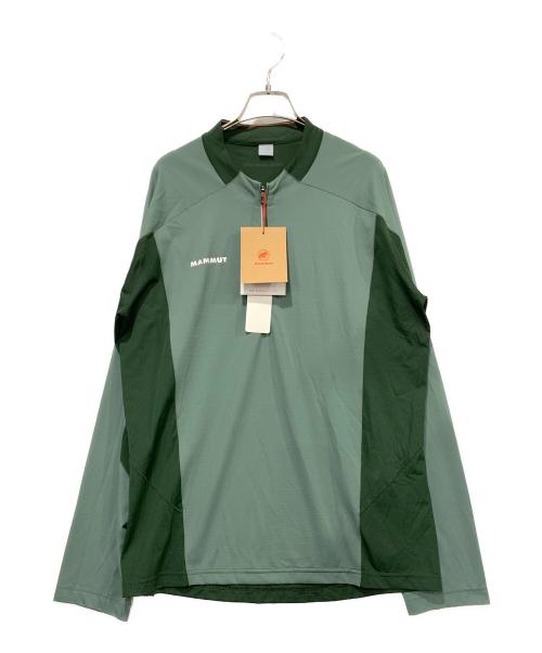 MAMMUT（マムート）MAMMUT (マムート) エナジーファーストレイヤーハーフジップロングスリーブ グリーン サイズ:XLの古着・服飾アイテム
