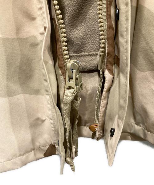 ミリタリージャケット（ミリタリージャケット）ミリタリージャケット (ミリタリージャケット) ミリタリージャケット ベージュ サイズ:XLの古着・服飾アイテム