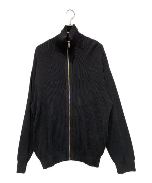YOKE（ヨーク）YOKE (ヨーク) リブジップアップカーディガン ブラック サイズ:SIZE Lの古着・服飾アイテム